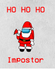 Kepurė   Amoung us ho ho ho impostor